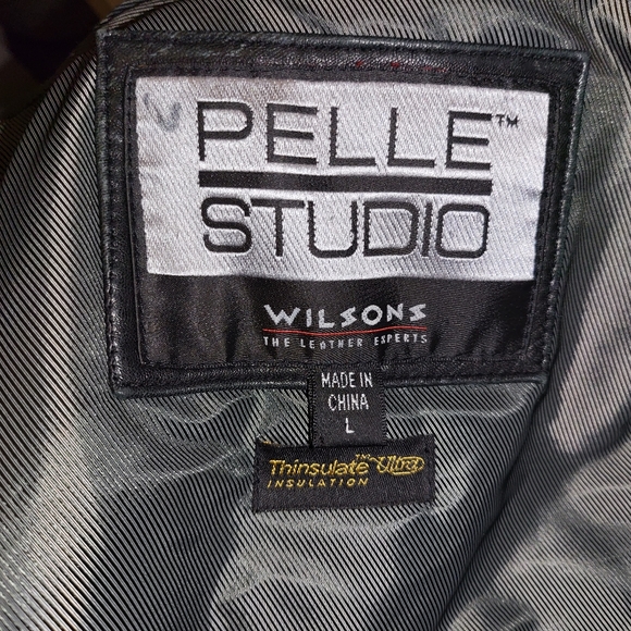Pelle Studio Wilson's Black Leather jacket with 3m Thinsulate zip in lining. - Picture 9 of 16